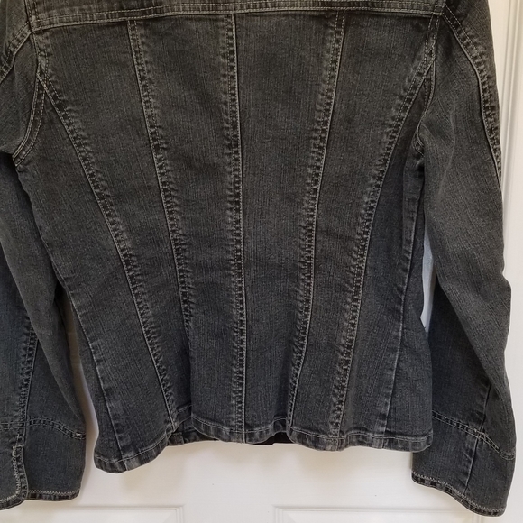 Tahari Dark Denim Blazer- Small petite - Picture 5 of 5